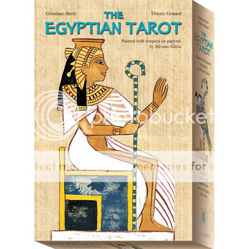 THE EGYPTIAN TAROT CARDS BOOK SET ESOTERIC FORTUNE TELLING LO SCARABEO